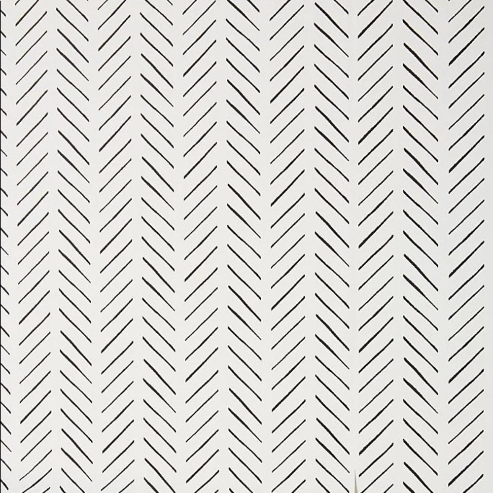Magnolia Home BK Pick-Up Sticks Wallpaper Black 56 sq ft